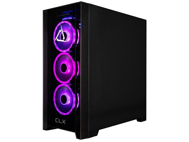 CLX SET Gaming Desktop - AMD Ryzen 7 7800X3D 4.2GHz 8-Core Processor, 32GB DDR5 Memory, GeForce RTX 5070 12GB GDDR7 Graphics, 2TB NVMe M.2 SSD,...