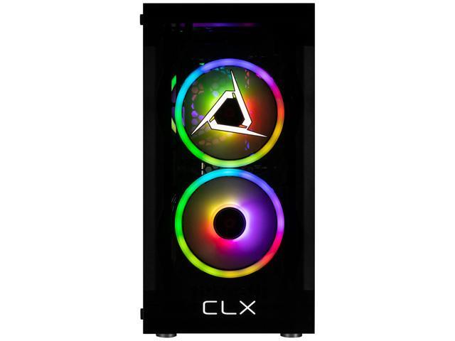 CLX SET Gaming Desktop - Intel Core i5 14400F 2.5GHz 10-Core Processor, 32GB DDR5 Memory, GeForce RTX 5060 Ti 8GB GDDR7 Graphics, 2TB NVMe M.2 SSD,...