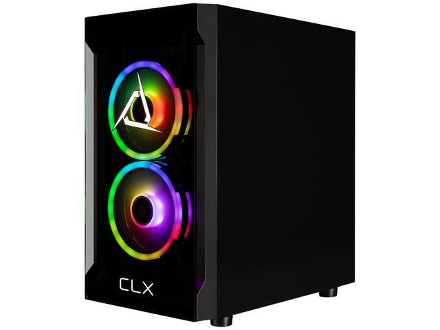 CLX SET Gaming Desktop - Intel Core i5 14400F 2.5GHz 10-Core Processor, 32GB DDR5 Memory, GeForce RTX 5060 Ti 8GB GDDR7 Graphics, 2TB NVMe M.2 SSD,...