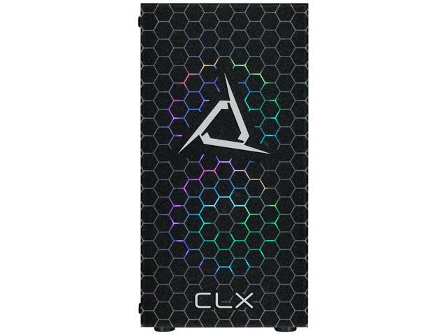 CLX SET Gaming Desktop - AMD Ryzen 5 8600G 4.3GHz 6-Core Processor, 16GB DDR5 Memory, Radeon 760M 2GB Shared Graphics, 500GB NVMe M.2 SSD, WiFi,...