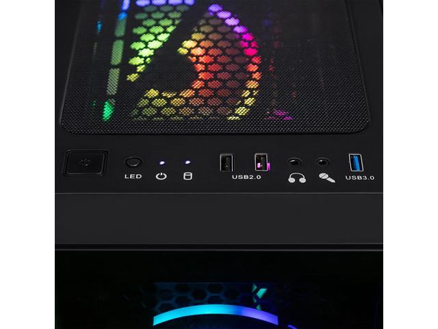 CLX SET Gaming Desktop - AMD Ryzen 7 8700G 4.2GHz 8-Core Processor, 16GB DDR5 Memory, Radeon 780M 4GB Shared Graphics, 1TB NVMe M.2 SSD, WiFi, Win...