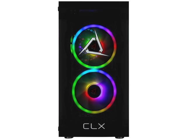 CLX Set Gaming Desktop - Intel Core i5 14400F 2.5GHz 10-Core Processor, 16GB DDR5 Memory, GeForce RTX 5050 8GB GDDR6 Graphics, 1TB NVMe M.2 SSD,...