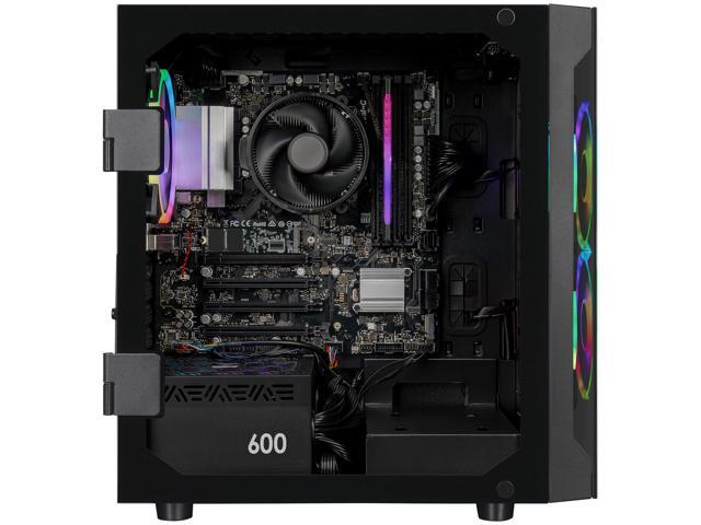 CLX Set Gaming Desktop - AMD Ryzen 5 5600GT 3.6GHz 6-Core Processor, 16GB DDR5 Memory, Radeon Vega 7 1GB Shared Graphics, 1TB NVMe M.2 SSD, WiFi,...