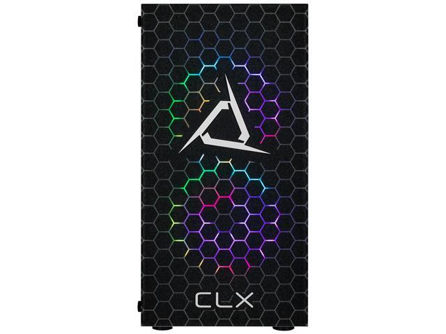 CLX SET Gaming Desktop - AMD Ryzen 5 8400F 4.2GHz 6-Core Processor, 32GB DDR5 Memory, GeForce RTX 5060 8GB GDDR7 Graphics, 2TB NVMe M.2 SSD, WiFi,...