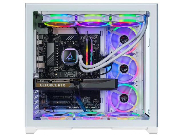 CLX SET Gaming Desktop - AMD Ryzen 7 7800X3D 4.2GHz 8-Core Processor, 64GB DDR5 Memory, GeForce RTX 5070 12GB GDDR7 Graphics, 2TB NVMe M.2 SSD, 6TB...