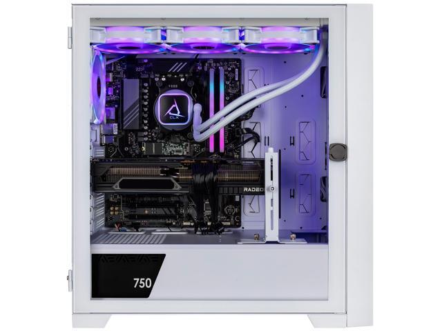 CLX SET Gaming Desktop - AMD Ryzen 9 9900X 4.4GHz 12-Core Processor, 32GB DDR5 Memory, Radeon RX 9070 XT 16GB GDDR6 Graphics, 2TB NVMe M.2 SSD,...