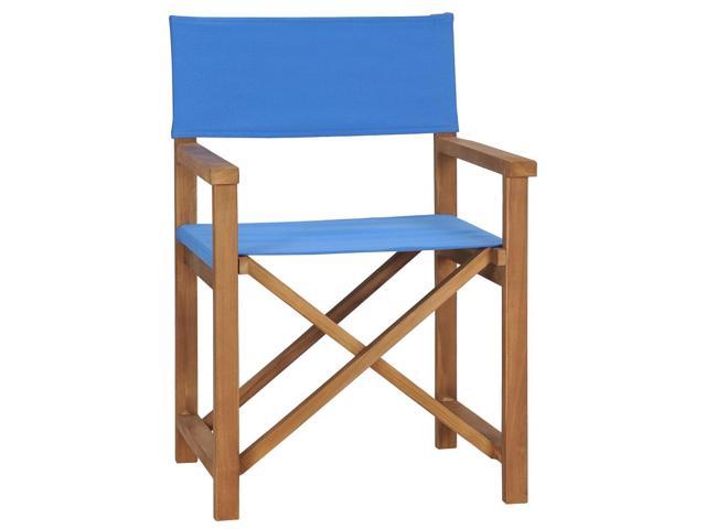 Photos - Garden Furniture VidaXL Director's Chair Foldable Camping Chair for Outdoor Solid Wood Teak 