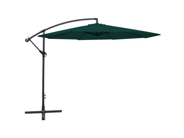 Photos - Other household accessories VidaXL Patio Cantilever Umbrella Tilting Parasol Outdoor Umbrella 137.8' G 