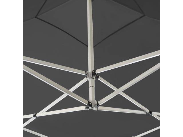 vidaXL Professional Folding Party Tent Aluminum 9.8'x9.8' Anthracite Canopy