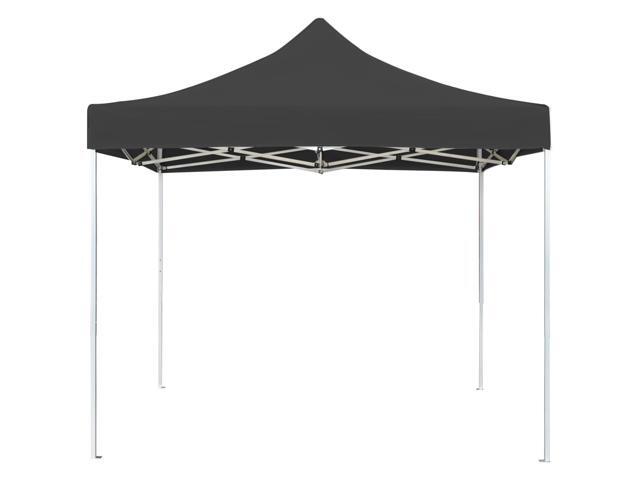 vidaXL Professional Folding Party Tent Aluminum 9.8'x9.8' Anthracite Canopy