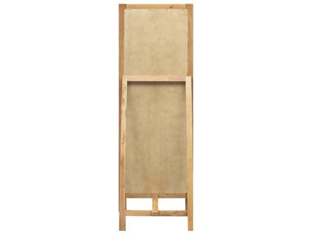 vidaXL Wall Mirror Vanity Mirror Bathroom Decorative Mirror Solid Pinewood