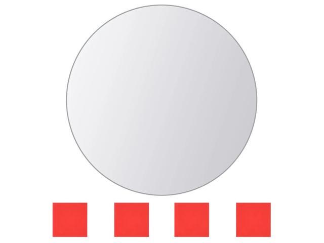 vidaXL Wall Mirror Set of 8 Transparent Glass
