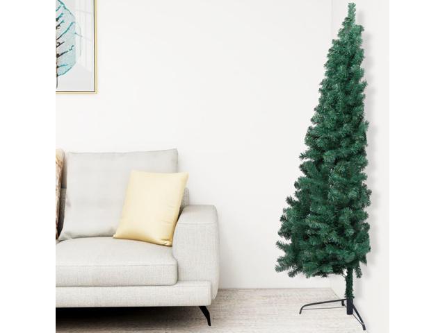 Photos - Other Jewellery VidaXL Christmas Tree Artificial Half-Circle Xmas Tree with Stand Green PV 