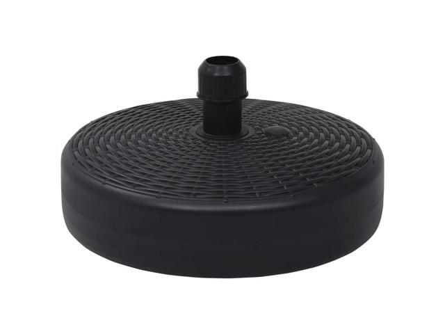 vidaXL Outdoor Umbrella Base Patio Parasol Stand Parasol Base Garden Porch Black