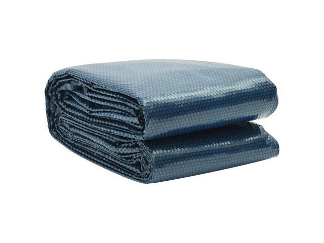 vidaXL Floating PE Solar Pool Film 288.2'x144.1' Black and Blue Pool Cover