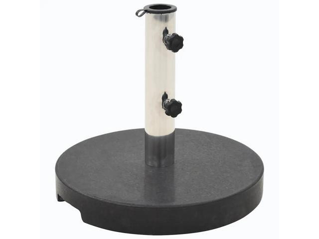 vidaXL Umbrella Base Patio Parasol Umbrella Stand Granite 44.1 lb Round Black