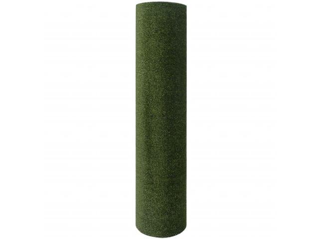 vidaXL Artificial Grass Fake Grass Artificial Turf 4.9'x65.6'/0.3'-0.4' Green