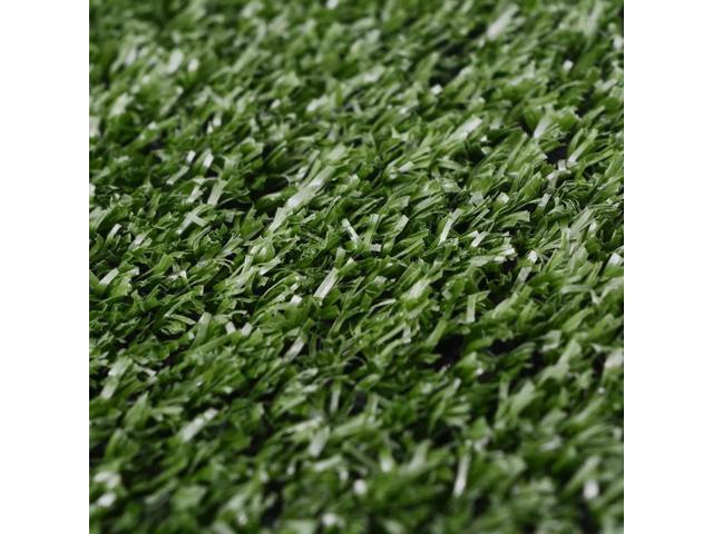 vidaXL Artificial Grass Fake Grass Artificial Turf 4.9'x65.6'/0.3'-0.4' Green