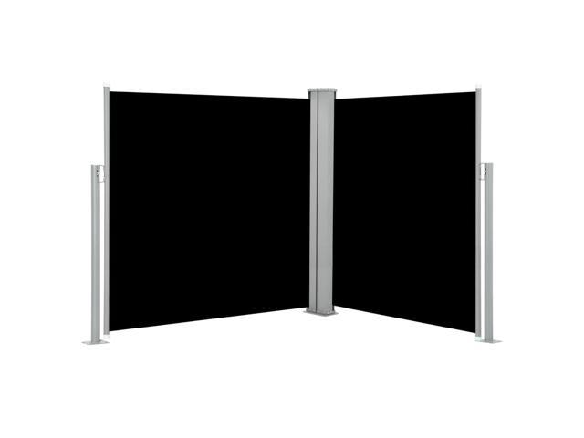 Photos - Other household accessories VidaXL Retractable Side Awning Patio Folding Privacy Screen Black 55.1'x23 