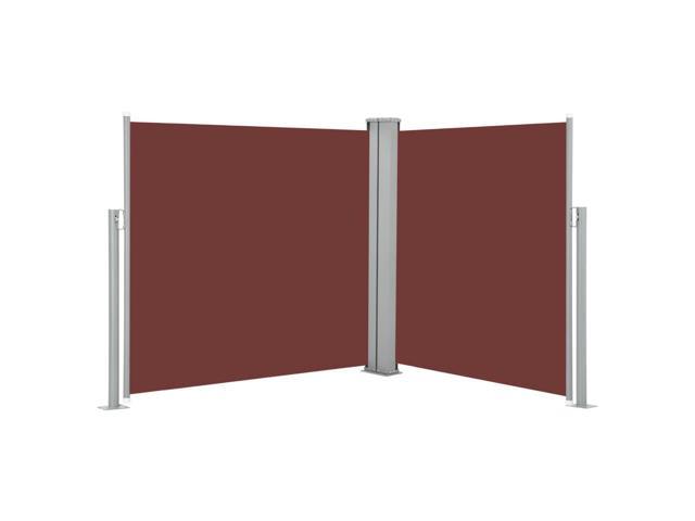 Photos - Other household accessories VidaXL Retractable Side Awning Patio Folding Privacy Screen Brown 47.2'x23 