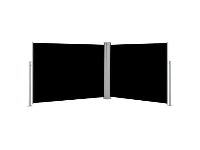 Photos - Other household accessories VidaXL Retractable Side Awning Patio Folding Privacy Screen Black 55.1'x39 