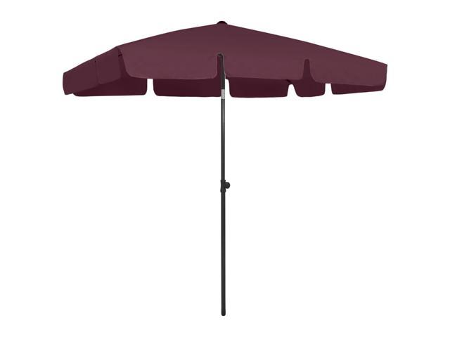Photos - Other household accessories VidaXL Outdoor Umbrella Adjustable Parasol Tilting Patio Sunshade Bordeaux 