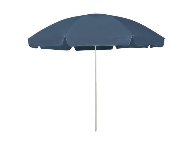 Photos - Other household accessories VidaXL Outdoor Umbrella Adjustable Beach Parasol Tilting Patio Sunshade Bl 