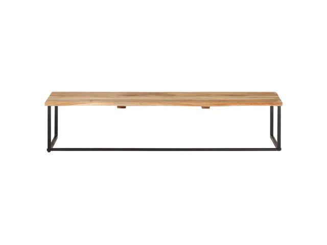 vidaXL Peg Coat Rack Wall Hook Wall Hanger with Live Edge Solid Acacia Wood