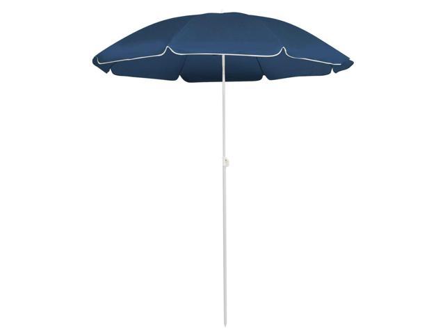 Photos - Other household accessories VidaXL Outdoor Parasol with Steel Pole 70.9' Blue Shelter Sunshade Umbrell 