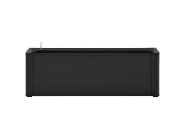 vidaXL Garden Raised Bed with Self Watering System Anthracite Outdoor Planter