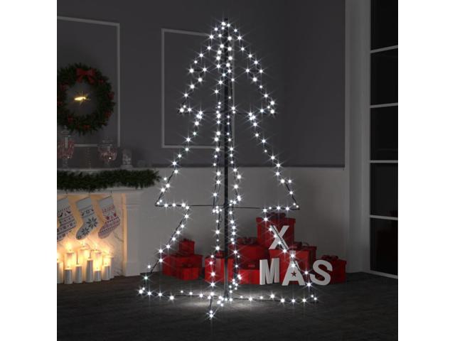 Photos - Other Jewellery VidaXL Christmas Cone Tree Artificial Xmas Tree with LEDs Christmas Lighti 