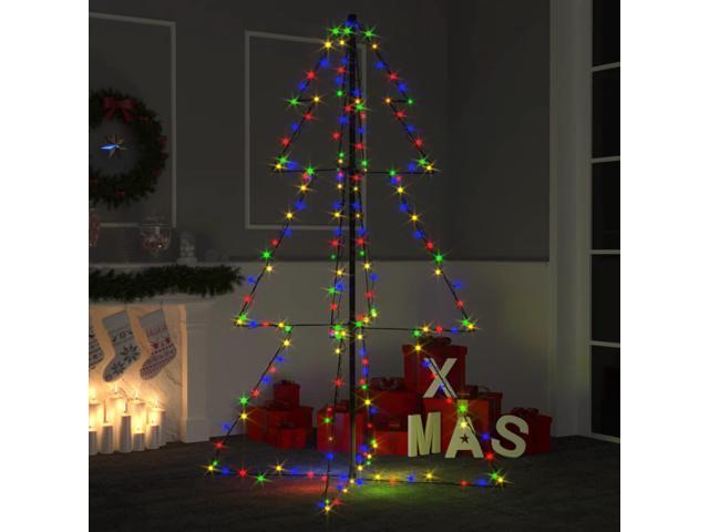 Photos - Other Jewellery VidaXL Christmas Santa Claus Figure Xmas Decoration with LEDs Luxury Fabri 
