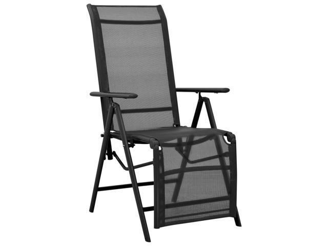 Photos - Garden Furniture VidaXL Patio Lounge Chair Outdoor Sunbed Sunlounger for Beach Aluminum Tex 