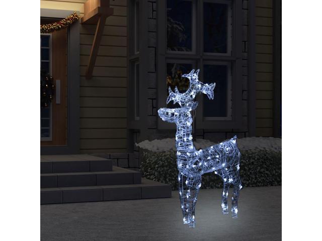 Photos - Other Jewellery VidaXL Reindeer Christmas Decoration Christmas Lighting with 9 LEDs Acryli 
