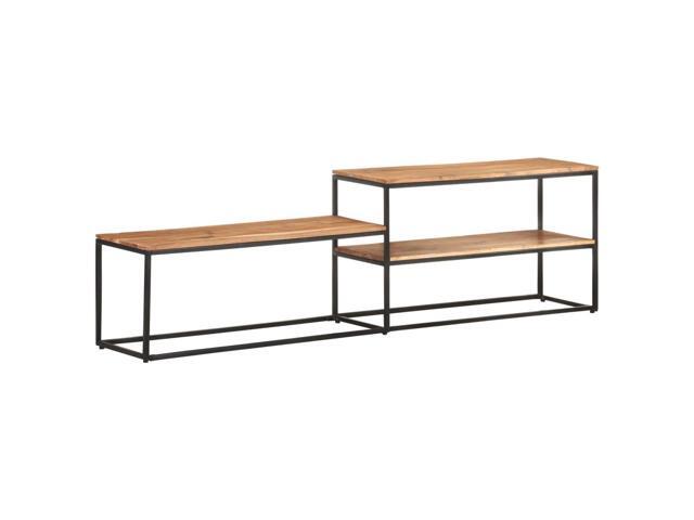 vidaXL TV Stand TV Console Sideboard Media Unit Cupboard Solid Acacia Wood