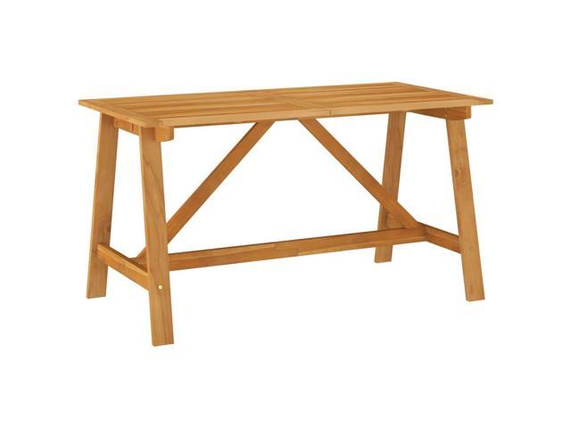 Photos - Garden Furniture VidaXL Outdoor Dining Table Patio Table  Solid Acacia Wood 