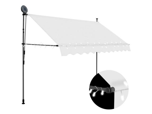 Photos - Inventory Storage & Arrangement VidaXL Retractable Awning Patio Awning Sunshade with Hand Crank and LED Cr 