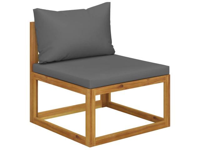 Photos - Garden Furniture VidaXL Sectional Corner Sofa Corner Chair Modular Seat 2 pcs Solid Acacia 