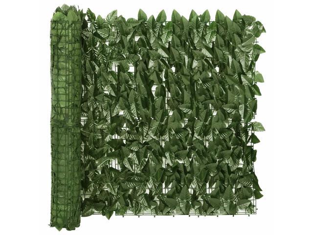 Photos - Other household accessories VidaXL Balcony Screen with Dark Green Leaves 157.5' Protective Privacy Scr 