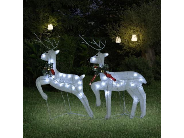 Photos - Other Jewellery VidaXL Christmas Reindeers 2 Pcs Christmas Lighting Display with 40 LEDs W 