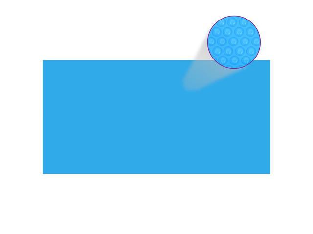vidaXL Pool Cover Solar Blanket Winter Pool Cover Pool Heater Cover Blue
