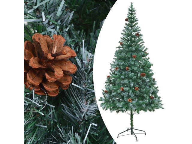 vidaXL Artificial Pre-lit Christmas Tree with Ball Set and Pinecones Xmas Tree