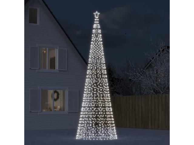 Photos - Other Jewellery VidaXL Christmas Tree Light with Spikes Outdoor Decoration 1554 LEDs Cold 