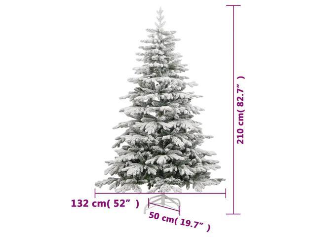 vidaXL Artificial Hinged Christmas Tree 300 LEDs and Ball Set Xmas Decoration
