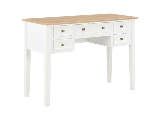 vidaXL Writing Desk Computer Desk Laptop Table Home Workstation White Wood