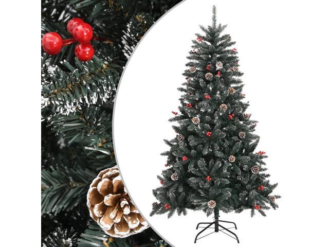 Photos - Other Jewellery VidaXL Christmas Tree Decoration Artificial Xmas Tree with Stand Green PVC 