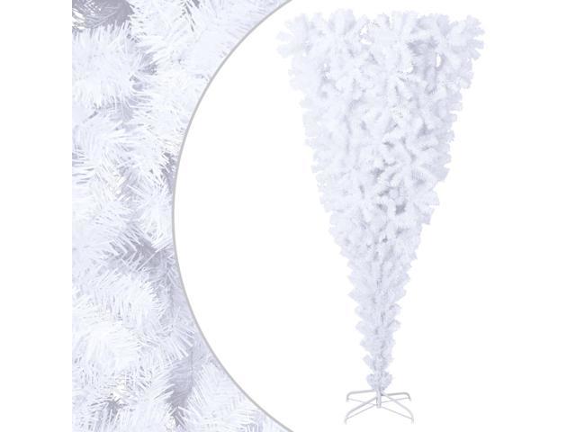 Photos - Other Jewellery VidaXL Christmas Tree Decoration Upside-down Artificial Tree with Stand Wh 