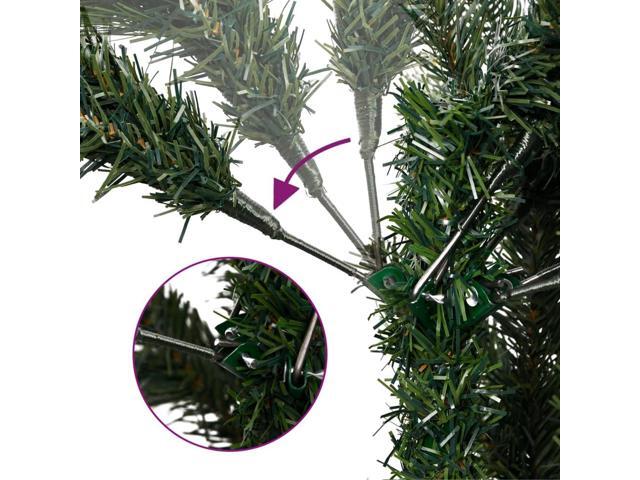 vidaXL Christmas Tree Artificial Hinged Christmas Tree with Cones and Berries