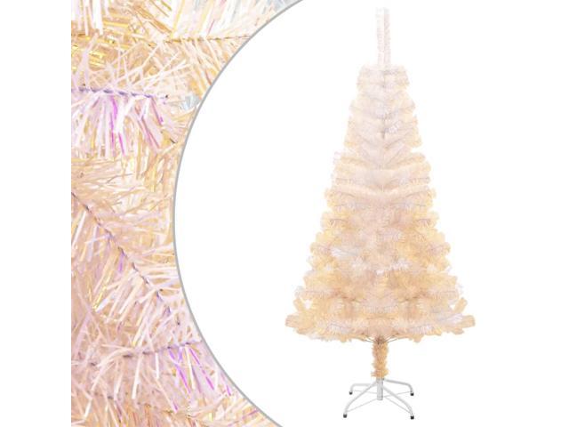 Photos - Other Jewellery VidaXL Christmas Tree Artificial Tree with Stand and Iridescent Tips White 