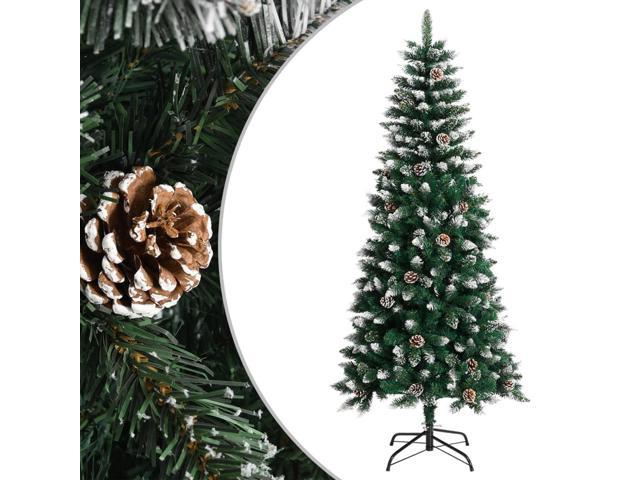 Photos - Other Jewellery VidaXL Christmas Tree Decoration Artificial Xmas Tree with Stand Green PVC 